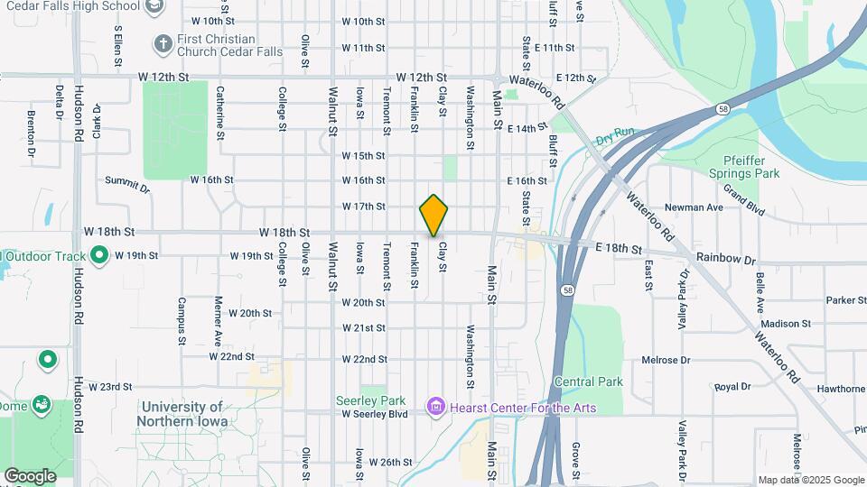 1807 Clay St Map and Location Details