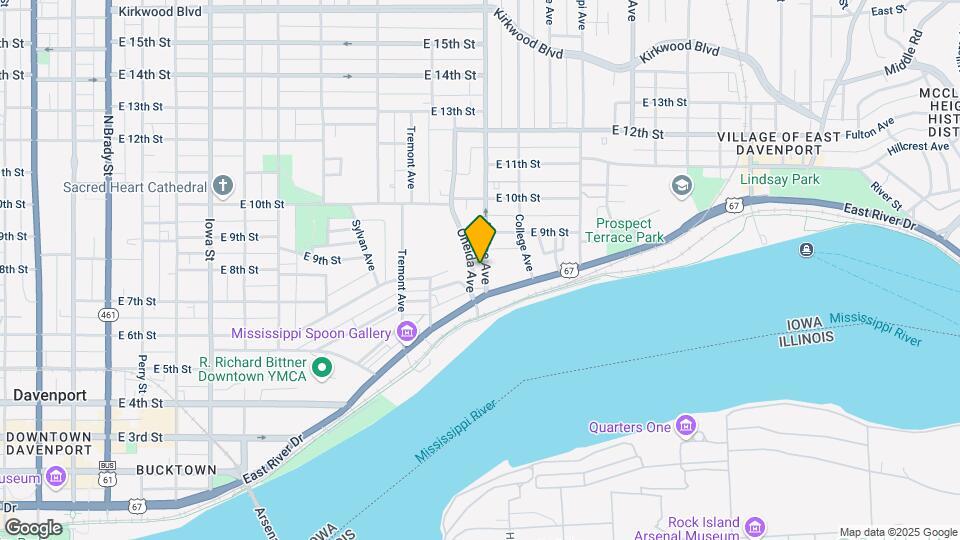 730 Bridge Ave Map and Location Details