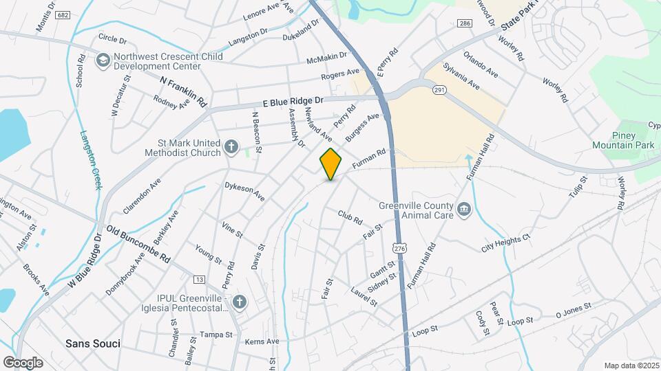 415 Furman Rd Map and Location Details