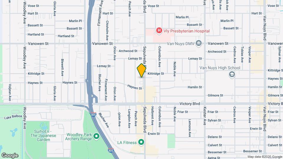 6539-6545 Sepulveda Blvd Mapa y Detalles de la Ubicación