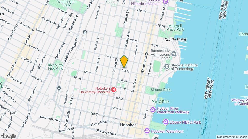 254 6th St Map and Location Details