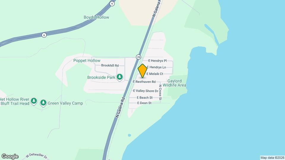 1423 E Resthaven Rd Mapa y Detalles de la Ubicación