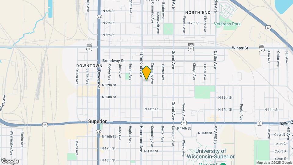 1315 N 12th St Map and Location Details