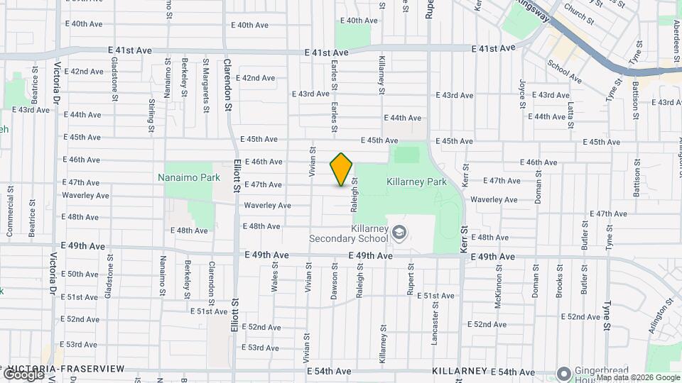 2780 E 47th Ave Map and Location Details