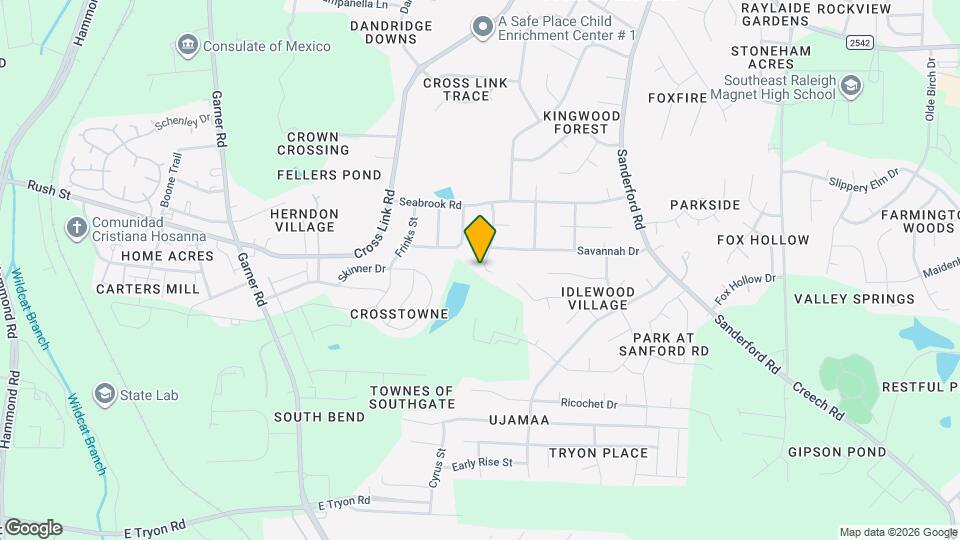 2912 Sylvester St Mapa y Detalles de la Ubicación