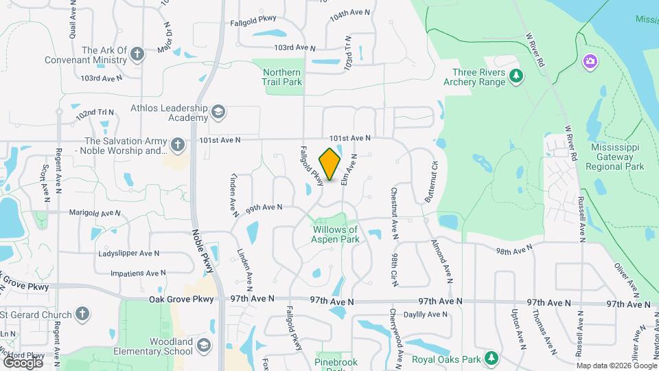 10022 Fallgold Pkwy Map and Location Details