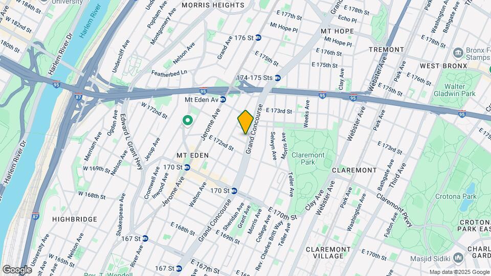 1555 Grand Concourse Map and Location Details