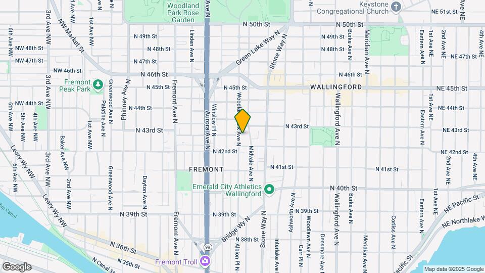 4216 Woodland Park Ave N Map and Location Details