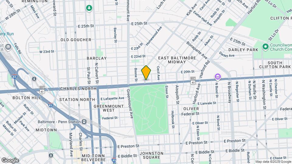 800 E North Ave, Unit B Map and Location Details