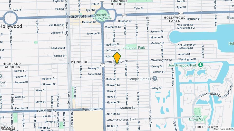 1649 Dewey St Map and Location Details