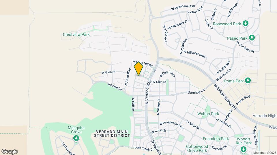 21147 W Glen St Mapa y Detalles de la Ubicación
