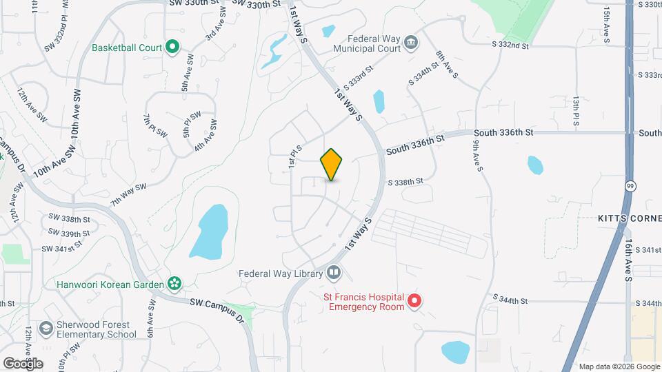 122 S 339th Cir Map and Location Details