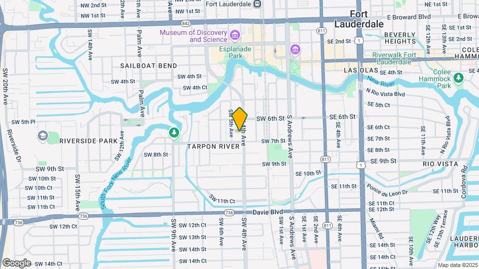 629 SW 4th Ave Map and Location Details
