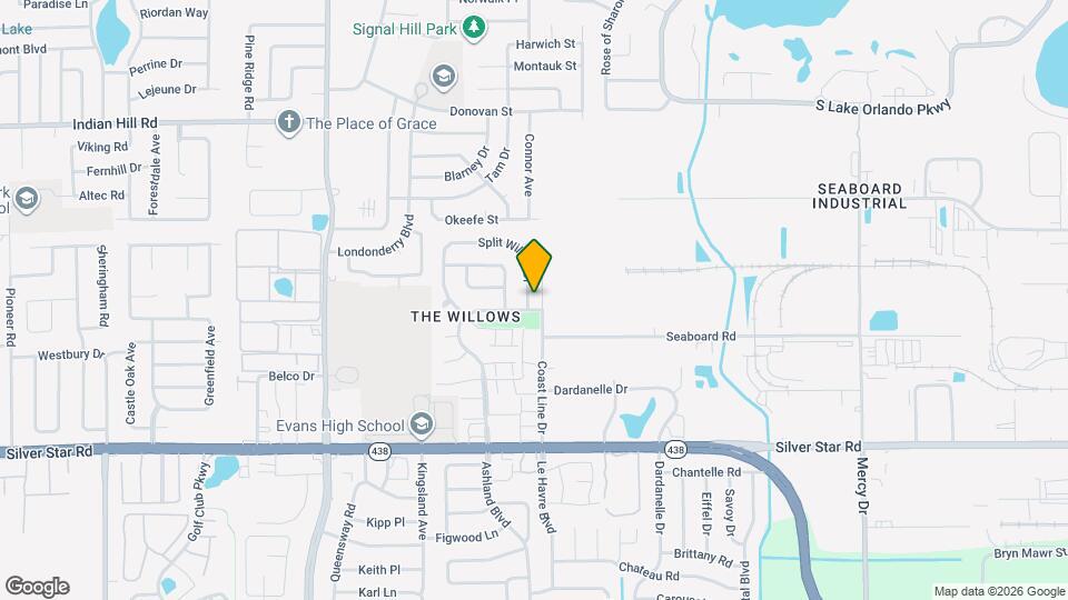 3115 Split Willow Dr Map and Location Details