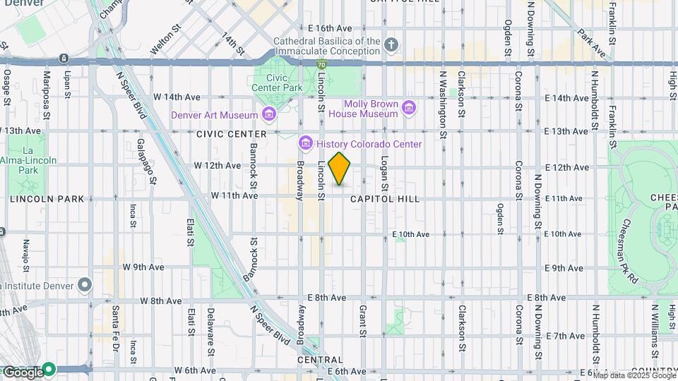 1105 Sherman St Map and Location Details