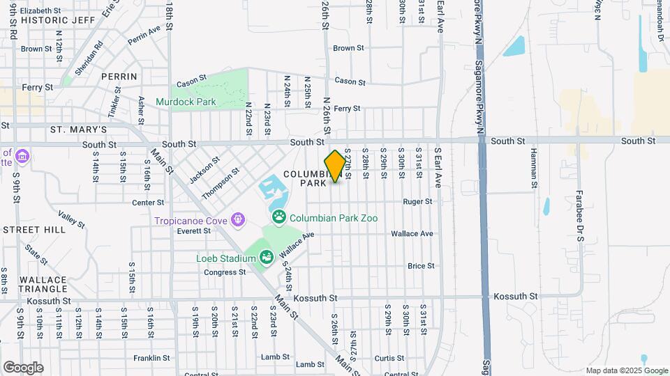 123 S 26th St Map and Location Details