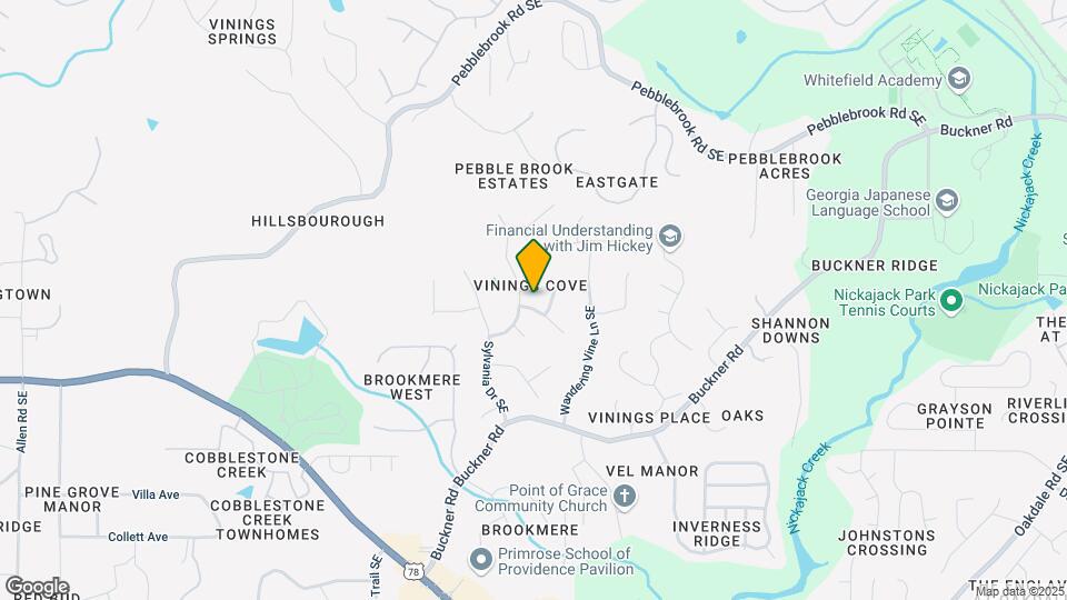 1005 Crooked Creek Ct SE Map and Location Details