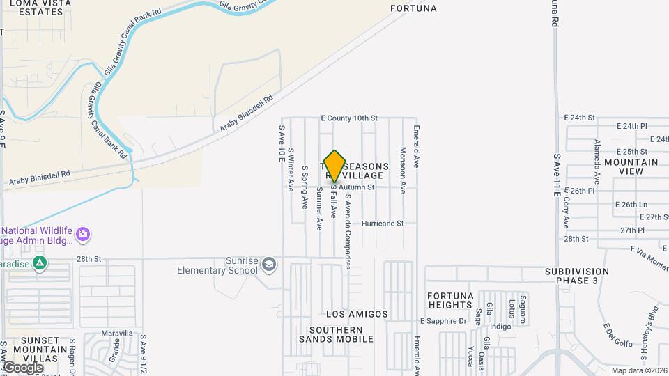 10 S Fall Ave Map and Location Details