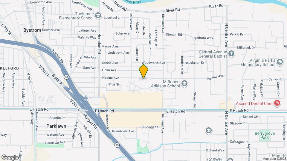 1534 Nadine Ave Map and Location Details