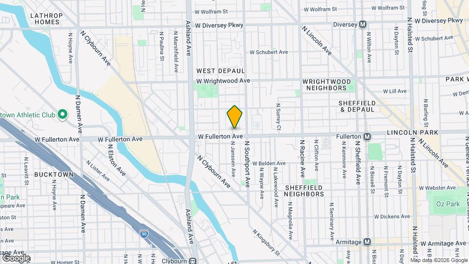 2401 N Janssen Ave Map and Location Details