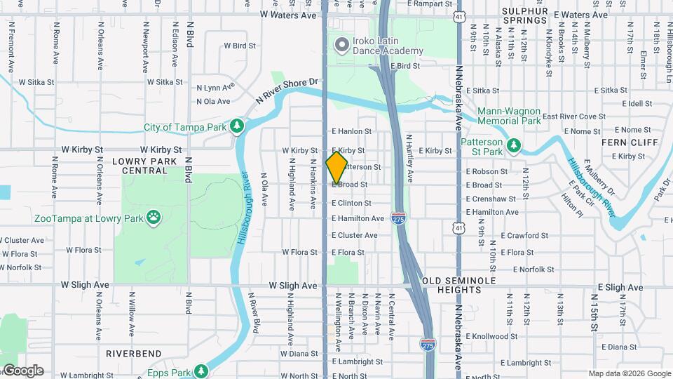 105 E Broad St, Unit 2 Map and Location Details