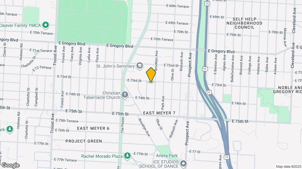 2119 E 73rd St Map and Location Details