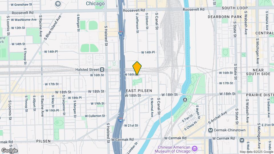 1600 S Jefferson St Map and Location Details