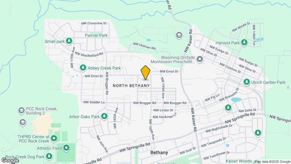 16119 NW Pristine Ln Map and Location Details