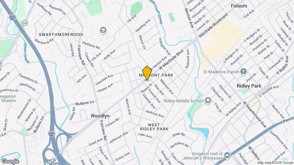 712 MacDade Boulevard Map and Location Details