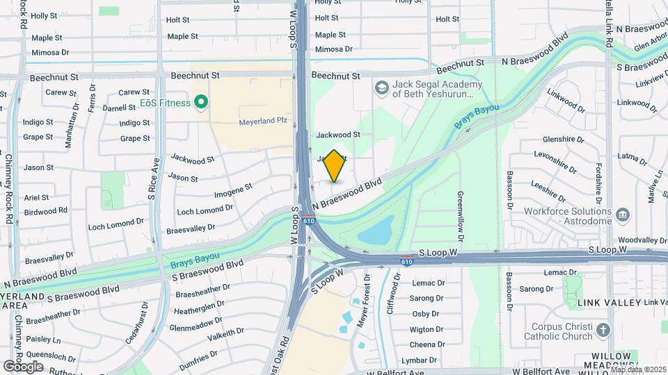 4620 N Braeswood Blvd Map and Location Details