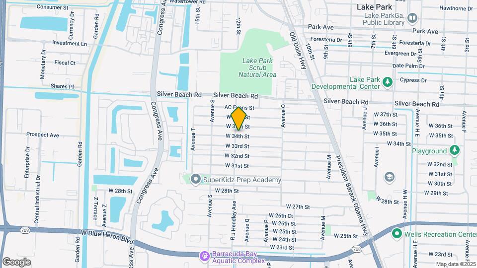 1494 W 34th St Map and Location Details