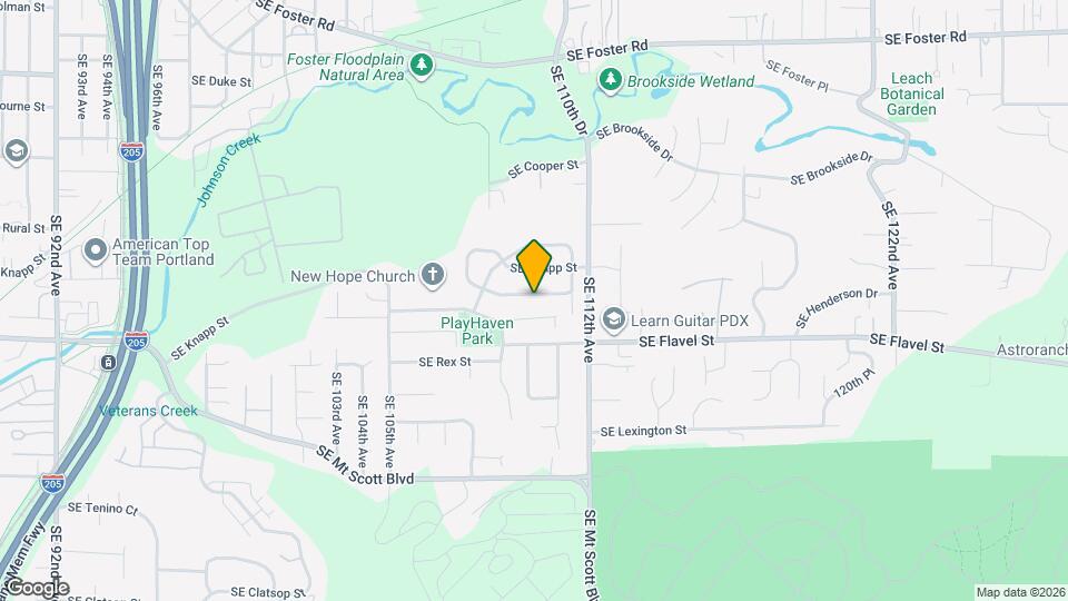 10936 SE Henderson Dr Map and Location Details