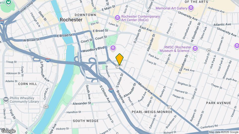 186 Monroe Ave Map and Location Details