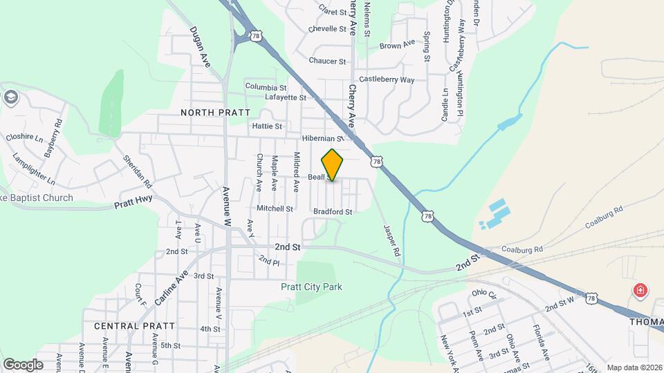 213 Beech Ave Map and Location Details