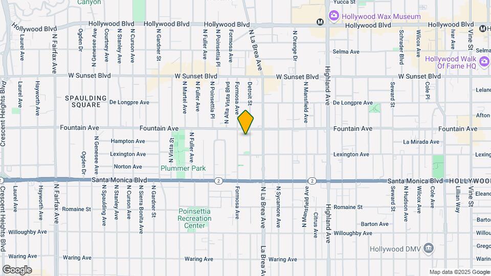 1239 N Detroit St Map and Location Details