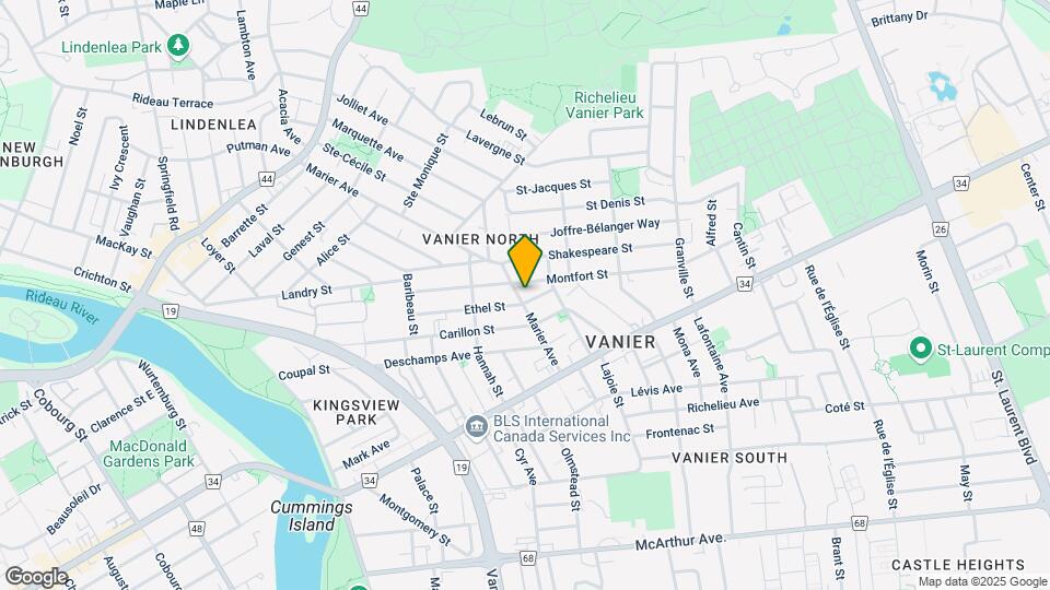215-219 Marier Ave Map and Location Details