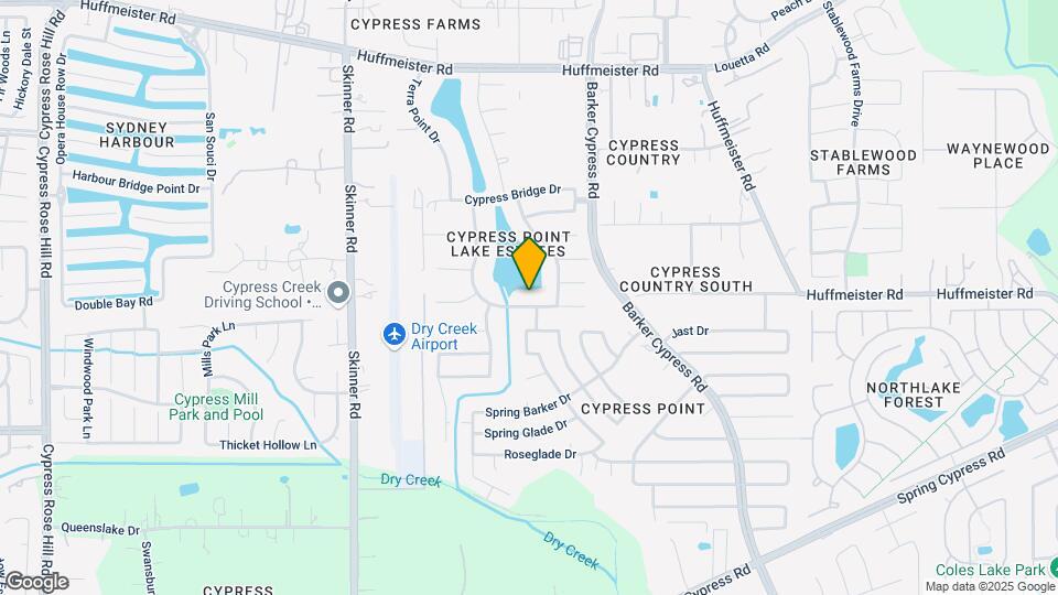 16606 Cypress Downs Dr Map and Location Details