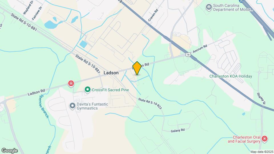 3321 Ladson Rd Map and Location Details