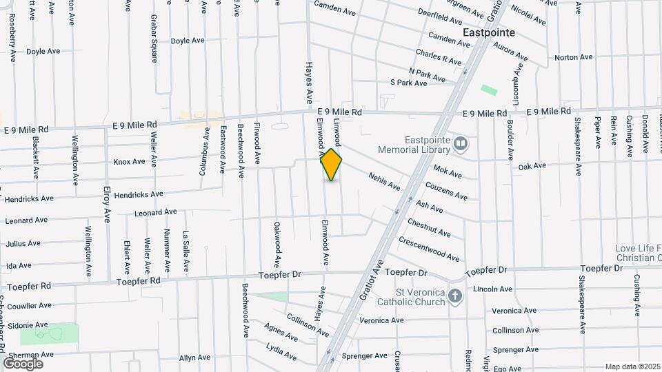 22094 Elmwood Ave Map and Location Details