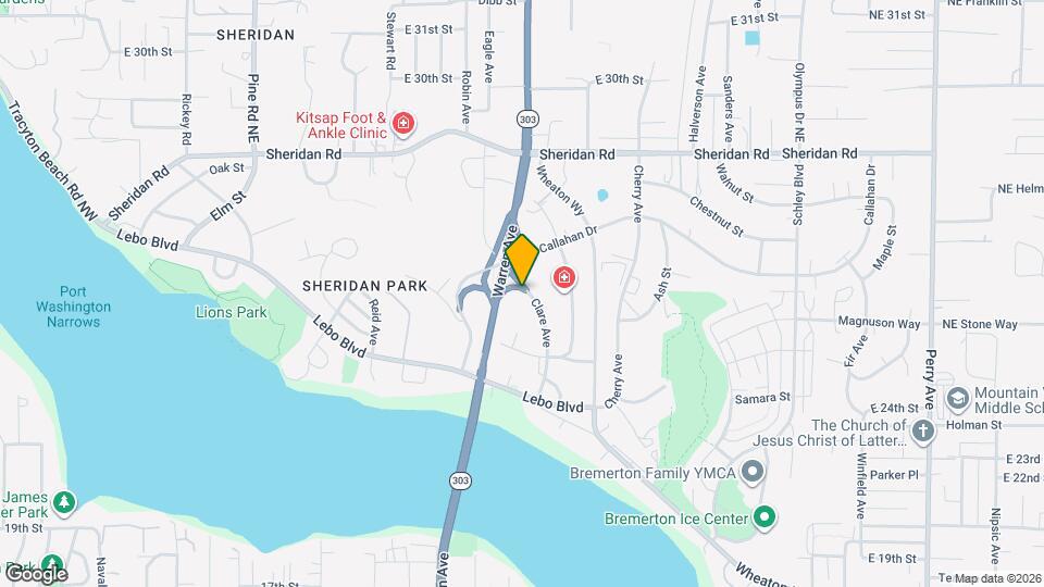 The Narrows at Clare Map and Location Details