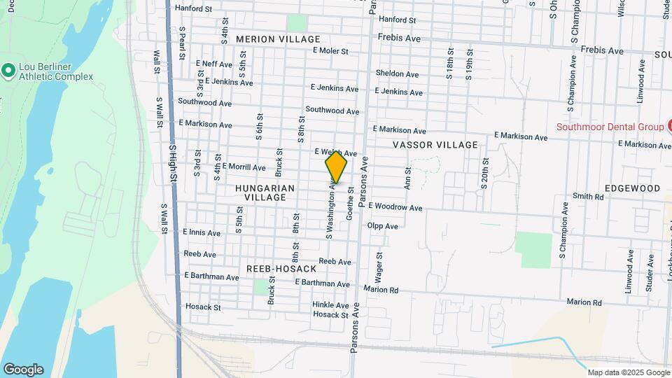 366 E Hinman Ave Map and Location Details