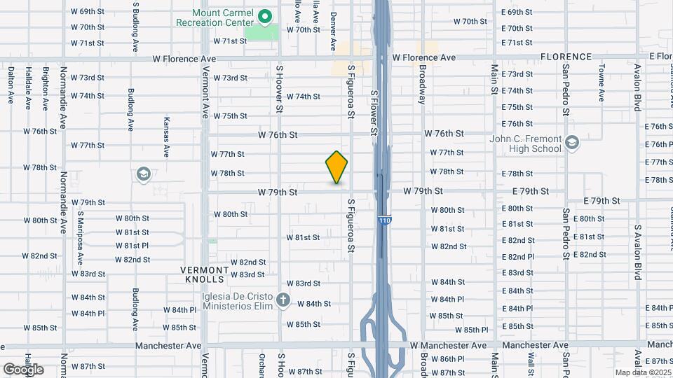 523 W 79th St Map and Location Details