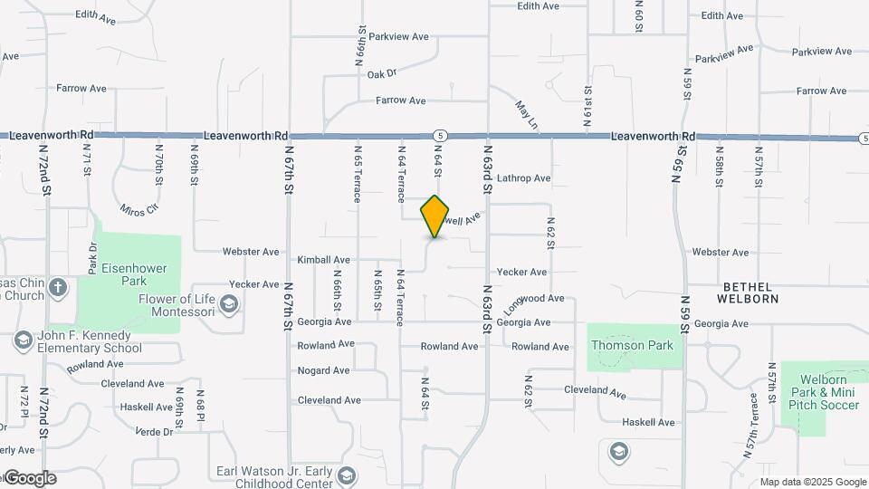 2841 N 64 St Map and Location Details