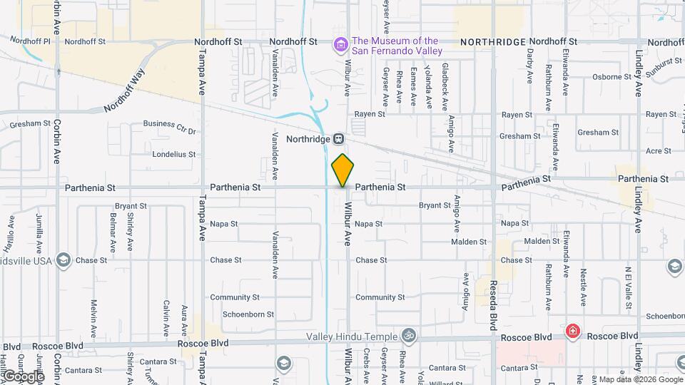18900 Parthenia St, Unit 111 Mapa y Detalles de la Ubicación