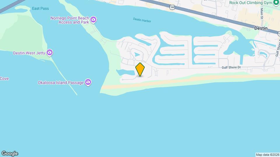 500 Gulf Shore Dr, Unit ID1447165P Map and Location Details