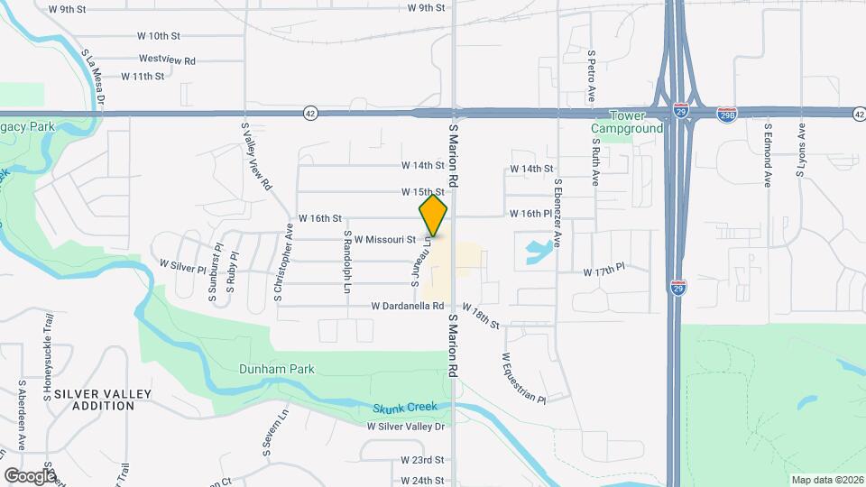 810 S Juneau Ln Mapa y Detalles de la Ubicación