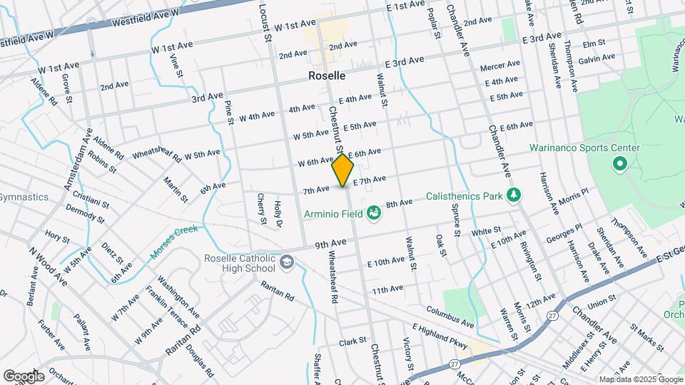 706 Chestnut St-Unit -1L Map and Location Details
