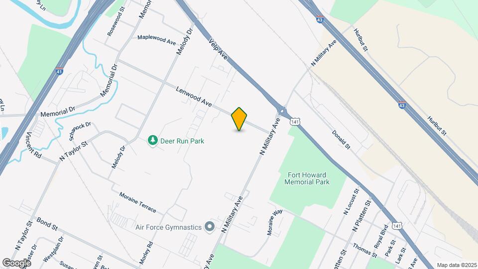 Deerbrook / Deerfield Apartments Map and Location Details