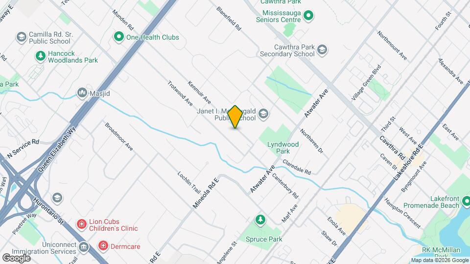 1362 Kenmuir Ave Map and Location Details