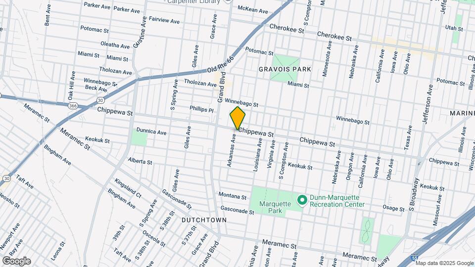 3456 Chippewa St Map and Location Details